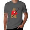 Bear playing bassoon TShirt anime t shirts oversize TShirt