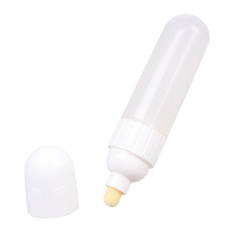 5Pieces Reusable Ink Marker Bottle 8mm Ballpoint Refillable Paint Marker Bottle for Leather Coloring Tool