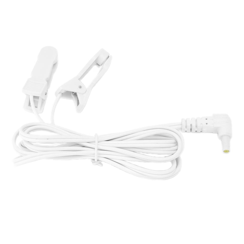 Cavo di collegamento per elettrodi TENS con clip auricolare da 2,35 mm per macchina per massaggio digitale