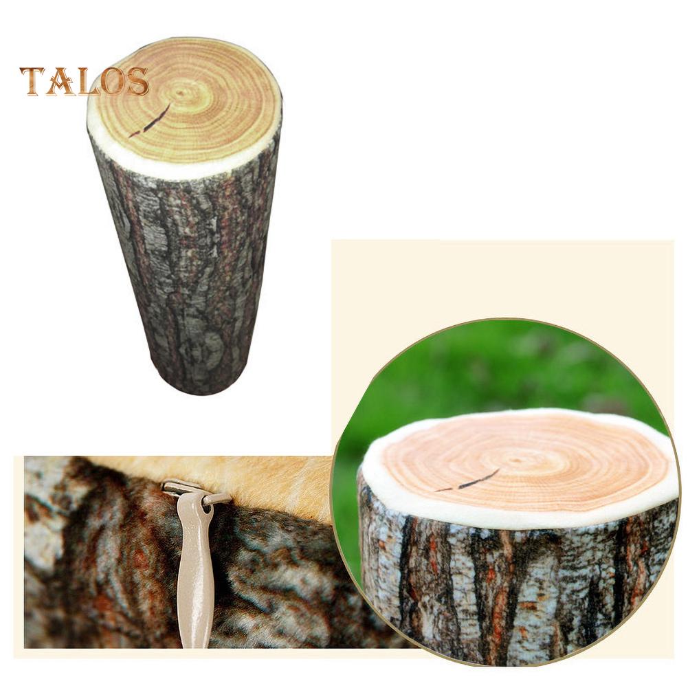 tree stump floor pillow