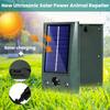 Solar Powered Ultrasonic Destroyer with Motion Sensor and Flash, Suitable for Repelling Dogs, Cats, Birds, Squirrels, Raccoons, Skunks, Mice, Moles