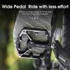 WEST BIKING Aluminum Alloy Bicycle Pedals Double DU Bearing 3 Perrin Chromium-molybdenum Steel Shafts MTB Road Bike Accessories