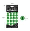 Petit Fancy Number & English Initial Category Label Stickers (10ea Each) Index Label / Office Label / Marking Tools / Tag Stickers - 34 Options