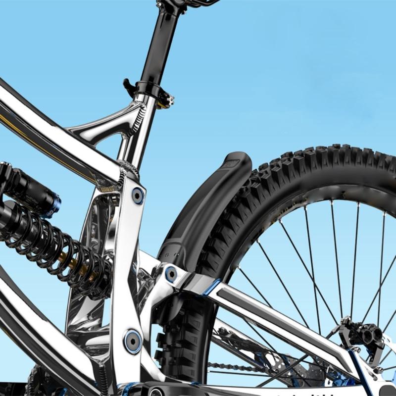 Tragbares Fahrrad Schutzblech Mountainbike Schutzbleche Vorne und Hinten Universeller Schmutzfänger gegen Spritzwasser & Schmutz