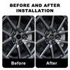 Zrvmt3 2025 Hot 4Pcs 56mm Car Wheel Hub Emblem Sticker for Mercedes Benz W203 W204 W205 W209 W210 W211 W212 W176 W166 Rim Center Decora