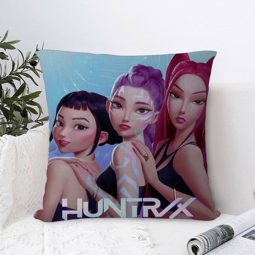 Kpop DDemon HHunters Pillowcase toon Gift Cushion Cover Bedroom Home Sofa Chair Seat Decor pillow case