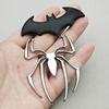 3D Metal Car Sticker Spider Bat Logo Chrome Badge Auto Emblem Decal Car Styling Decoration Auto Exterior Universal Accessories