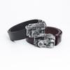 American Farm Tractor Leather Belt Buckle - Original Glazed Finish