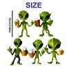 Alien Resin Statue Ornament Alien Garden Sculptures & Statues Yard Best Art Decor For Indoor Outdoor Home Or Office Collectible