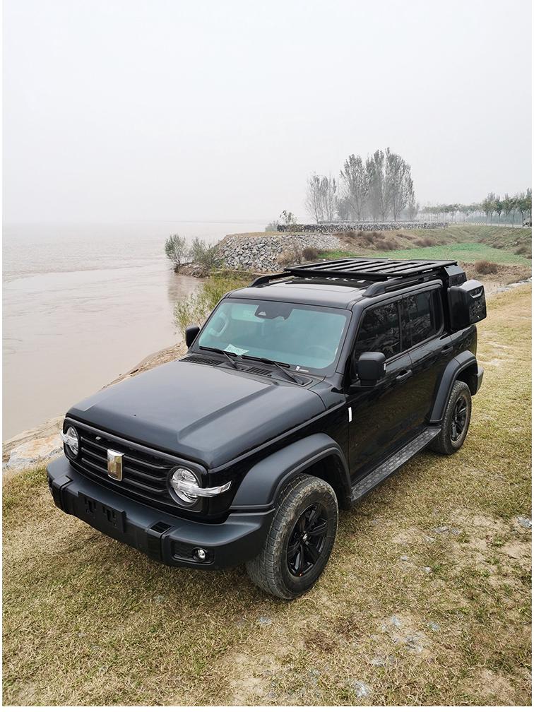 Tank 300 Roof Rack Extension Platform with Folding Side Ladder for Luggage and Backpack