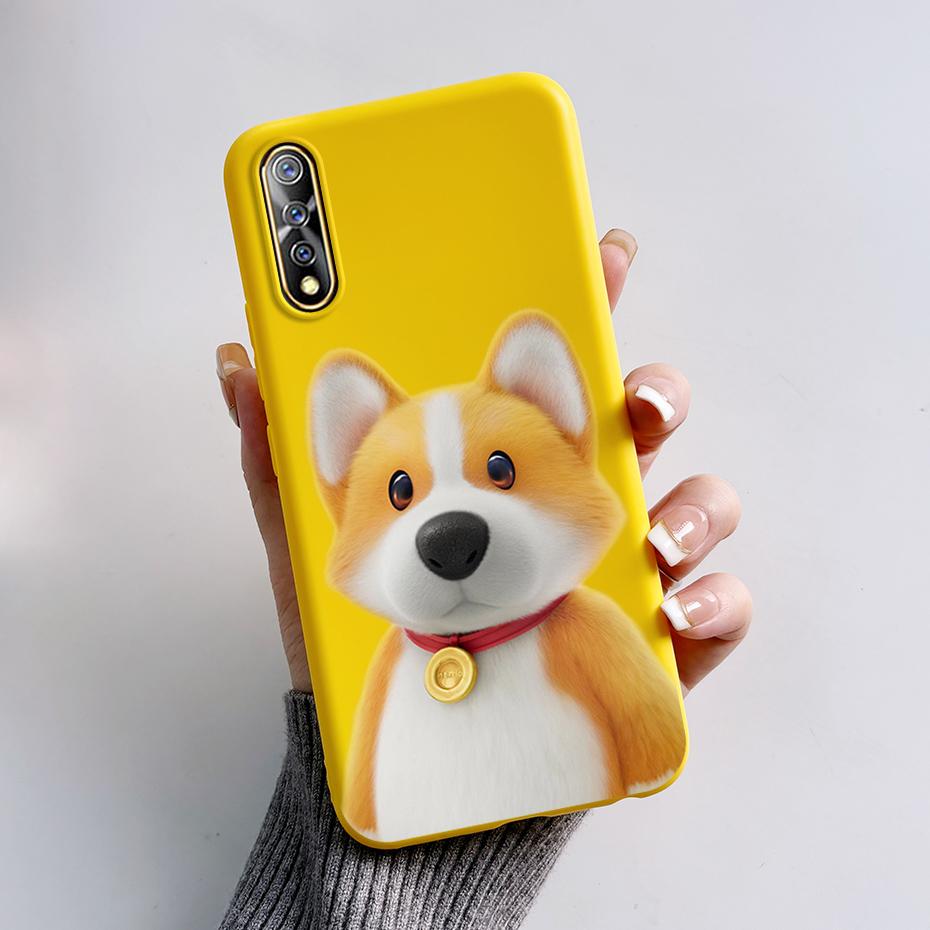 For vivo S1 Case 1907 V1913A Phone Cover Cute Rabbit Panda Shockproof Bumper For Vivo V17 Neo Fundas For Vivo Z5 IQ00 855 Coque