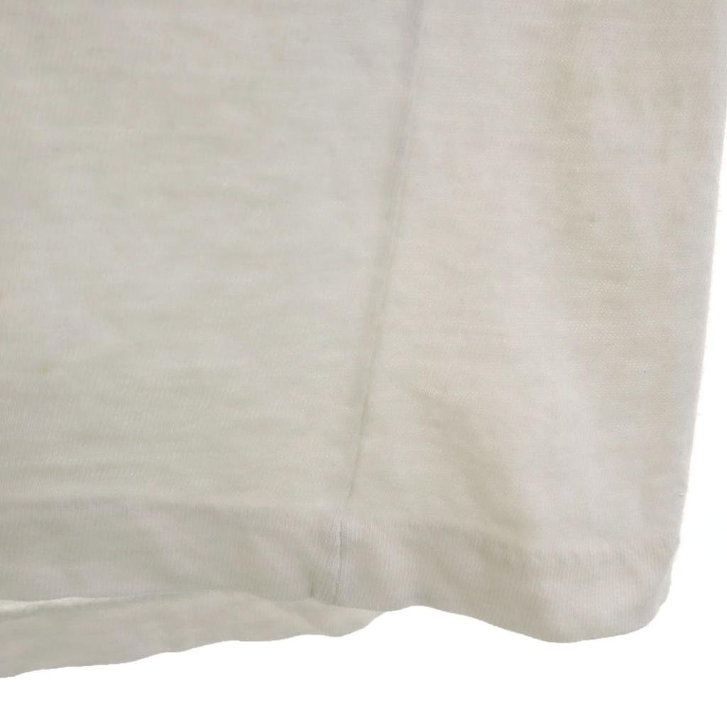 OLD 90s Euro French Military Short sleeve Single stitch T-shirt XL white Men's Used