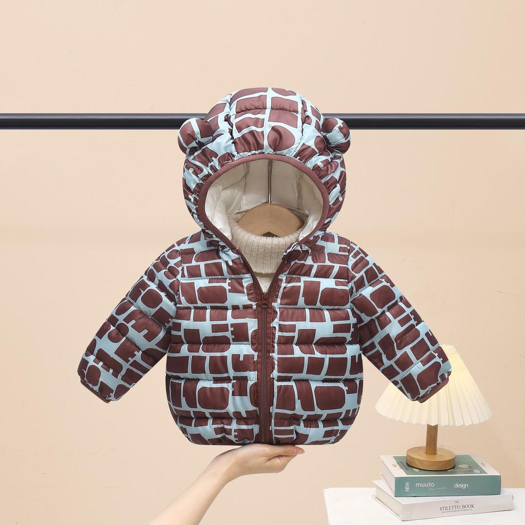 Lightweight Winter Down Jacket for Babies - Stylish Cotton Outerwear for Boys and Girls