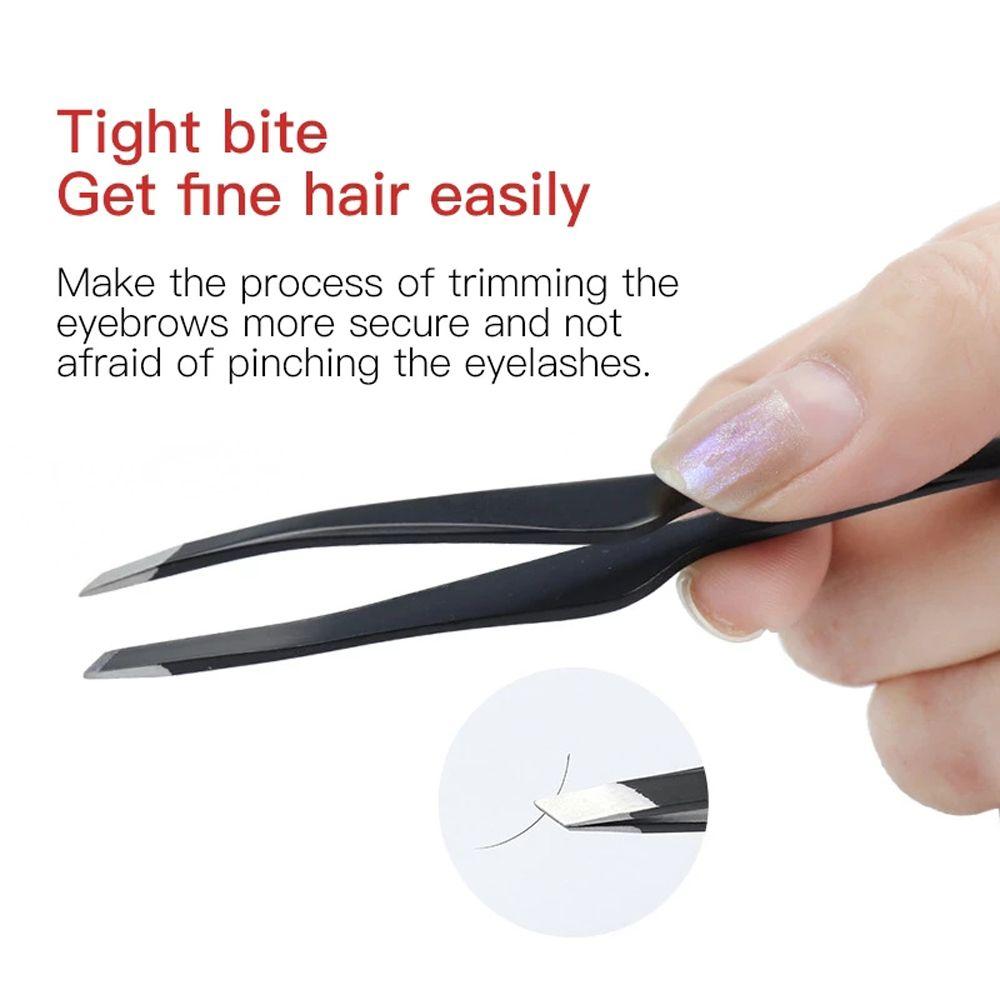 Head Fine Hairs Precision Makeup Eyebrow Tweezer Eyelash Tweezers Eye Brow Clips Lash Hairs Puller