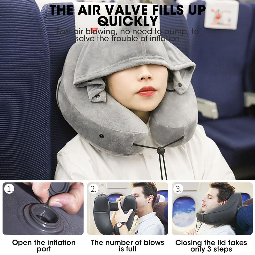 Soft Travel Pillow U Shaped Travel Healthcare Memory Foam Neck Cervical Airplane Pillow Neck Cushion Neck pillow