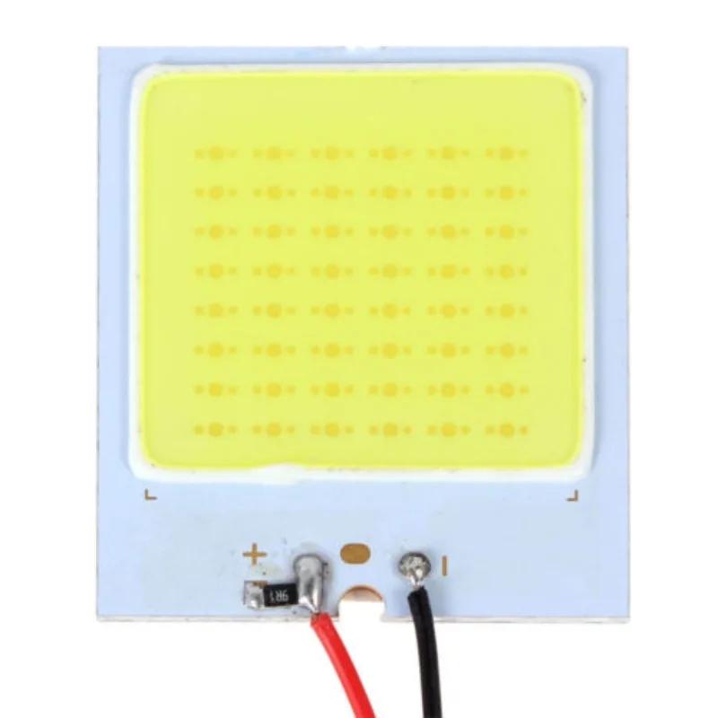 8-1pcs PCS 48 SMD T10 4W 12V COB Car Interior Panel LED Lights White Lamp Bulb Car Dome Reading Trunk Lmaps