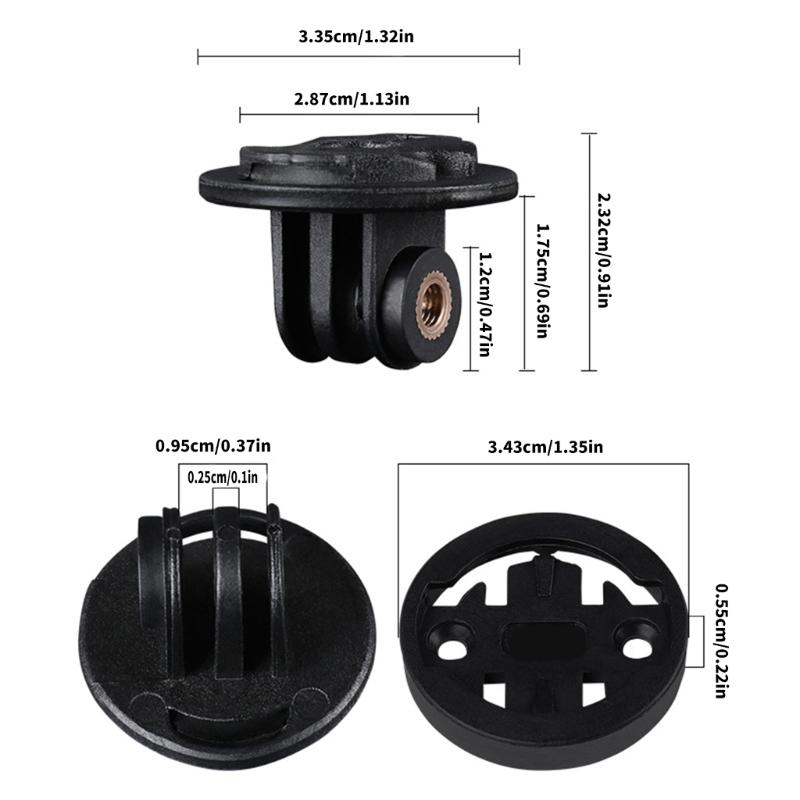 Front Light Stand Bicycles Computer Holder Base Cycling Front Light Bracket Quick Release Camera Headlight Adapter