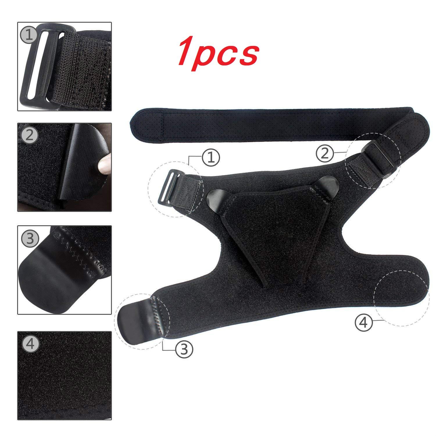 

Shoulder Brace With Pressure Pad, Suitable For Both Men And Women, Adjustable Shoulder Brace For Left And Right Shoulder Protect