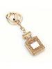 Creative And Fashionable Rhinestone Car Pendant Keychain Rhinestone Perfume Bottle Ladies Bag Pendant Accessories Gifts