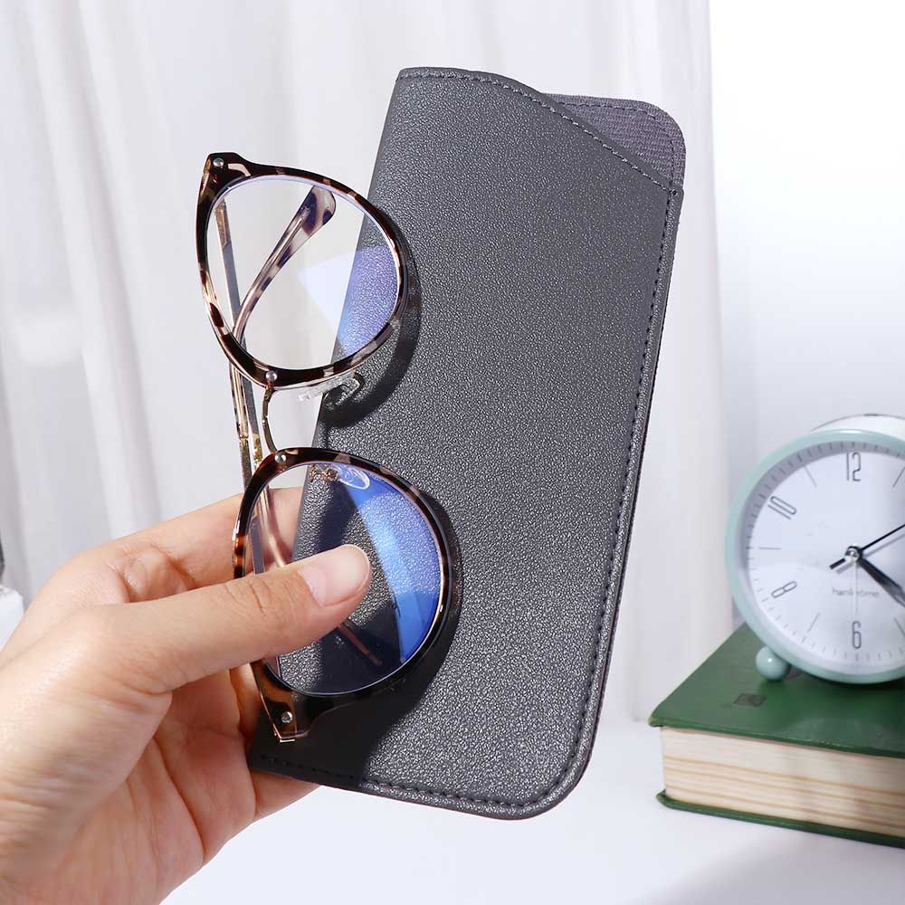 Storage Box Eyewear Protector Containers Spectacle Case Glasses Bags PU Leather Sunglasses Case
