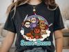 Halloween Cute Retro Slasher Bear Black Unisex Shirt S-5XL