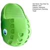 Squeaky Dog Chew Toy Slipper Shaped Latex Dog Toy for Teeth Cleaning Tough Interactive Puppy Toy for Small Medium Breeds