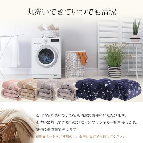 Matdeco Single Thick Winter Blanket, 2-Ply, Made with Thinsart, a High-Performance Filling, Four-Layer Construction, Washable Flannel, Insulated, Ultr