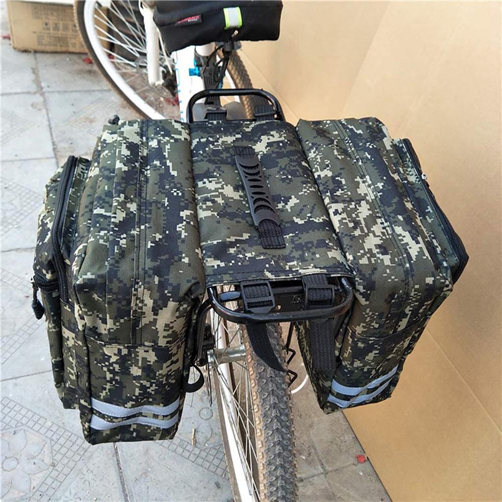 Fahrrad Hinterradtasche Fahrrad Gepäckträger Doppelte Packtasche Lebensmittel Aufbewahrung Trägertasche Rucksack