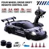 RC Drift Car 1/20 4WD Racing Vehicle Toy Car Model with Lights 2.4G 4CH Remote Control Sports Car Boys Competition Game Kids Toy