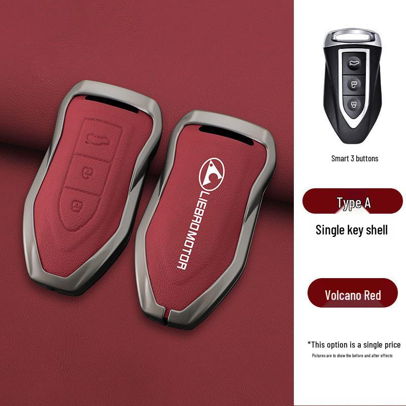 Genuine Leather Key Case for Cheetah CS10/CS9 Mattu Remote Control Key