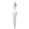 2026 European Style Spring Solid Color Sleeveless Slim-fit Pleated Square Neck Dress