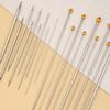 5Pcs Stainless Steel Double Pointed Knitting Needle with 2 Straight Single Pointed Knitting Needle for Beginner Knitting