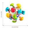 Colorful Manhattan Atomic Ball for Youngsters - Soft Boiled Rubber Space-Themed Hand Grip&Teether Toy with Musical Notes,Ideal for Youngsters Playtime