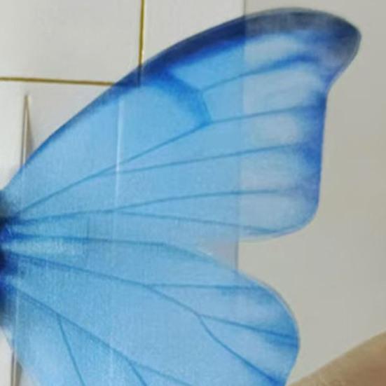 1 Pair Women Hairpin Gauze Butterflies Decor Hair Clips Retro Style Non-slip Durable Hairpin Hair Accessories