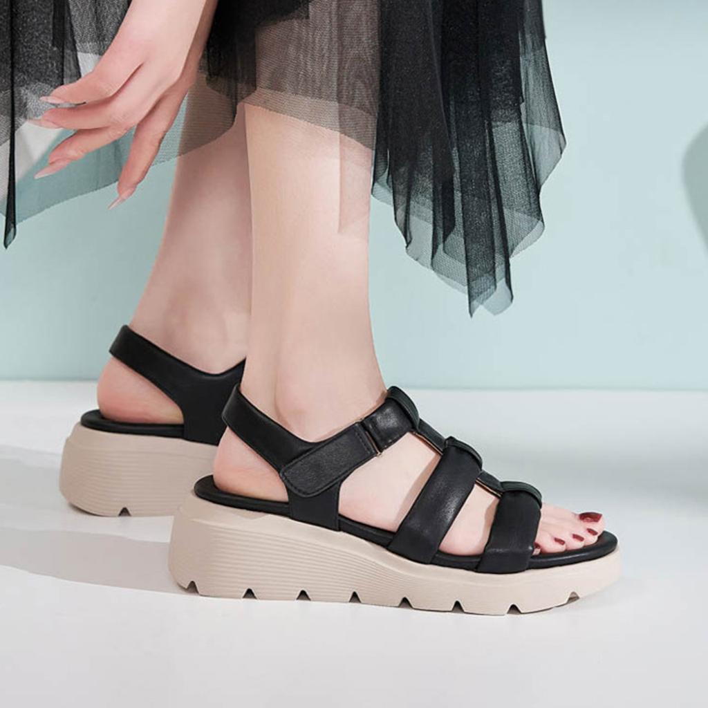 Women'S Casual Sandals Walking Sandal Lightweight Cushioned Hiking Shoes Summer Platform Shoe For Women Slingback With Straps