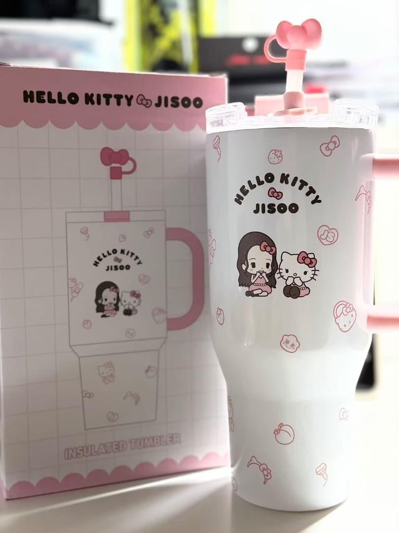 BLACKPINK Jisoo x Hello Kitty Collab Tumbler 900mL