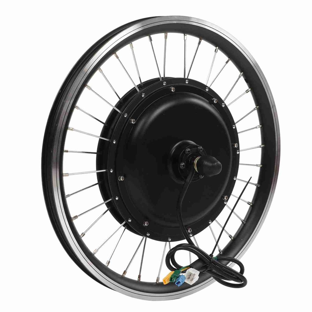 20 Inch Electric Cycle Conversion Kit 48V 1000W Rear Drive Motor Wheel Kit with 30A Controller LCD