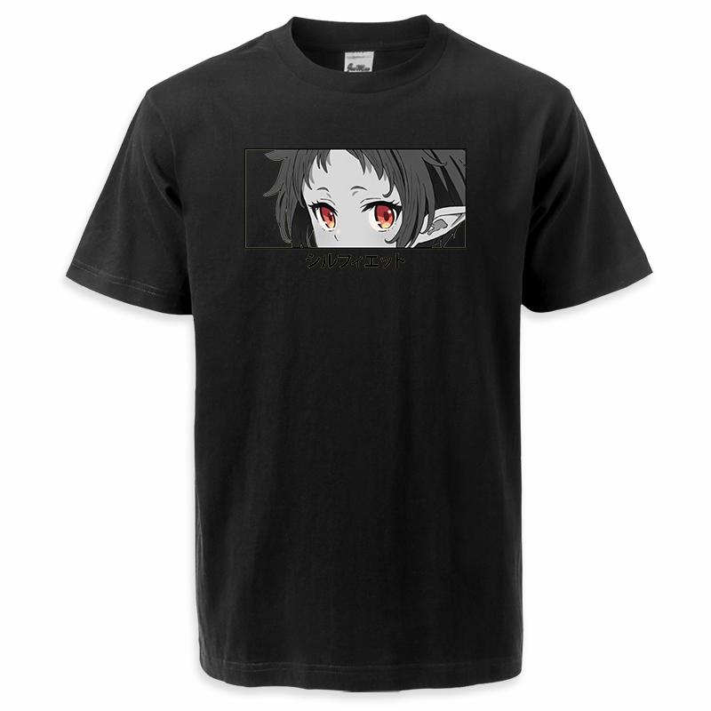 Japan Hot Anime Girl Jobless Print Summer Tshirts Unisexs Fashion Sylphy Kawaii Girl Streetwear Classical Tshirt Short Sleeve T Shirts