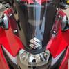 2pcs/set New Motorcycle Sticker 3D PVC for Suzuki Sticker 3D Tank Decal S Logo Gold Emblem Waterproof Decor