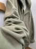 Extra Large 300lb Zippered Hooded Cardigan Sweatshirt Jacket Women Spring Loose Beanie
