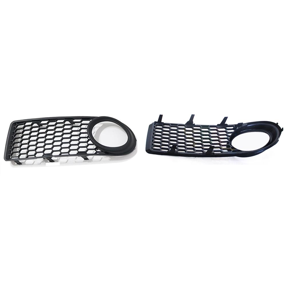 For VW Beetle Cabrio 2006 2007 2008 - 2011 Front Bumper Fog Lamp Light Grille Cover Frame Honeycomb Mesh 1C0807683C 1C0807684C