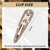 1PCS Rhinestone Hair Clips Water Drop Crystal Hair Barrettes Bling Hairpins Glitter Hair Accessories For Women Girls