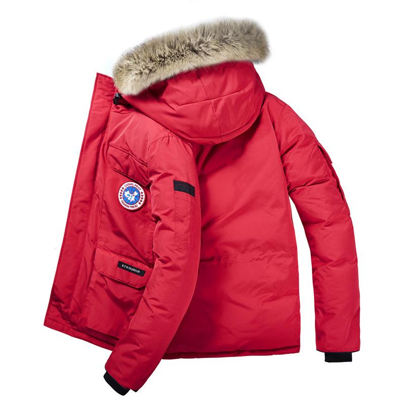 New Cotton-padded Clothes In Winter, Thickened, Fattened and Enlarged, Loose and Thick Warm-flow Hooded Cotton Clothes.