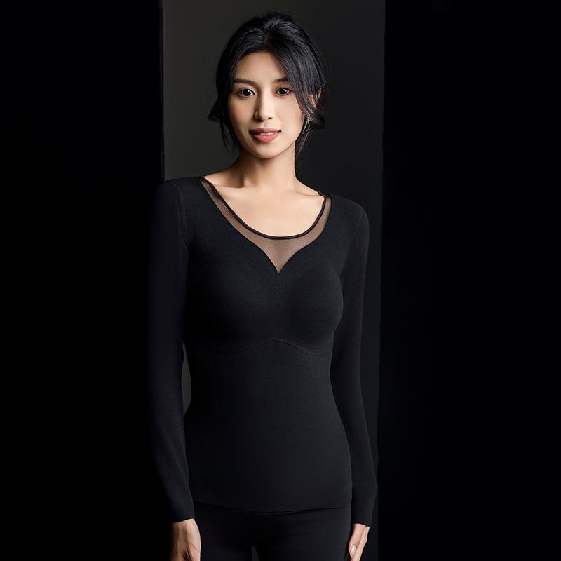 

Женский термокомбинезон из графена с флисовой подкладкой, очень толстый, цельный, базовый слой со встроенным бюстгальтером, теплое нижнее белье с длинным рукавом. XXL (135-155)