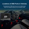 V521 Universal OBDII Scanner Professional Car Code Reader Data Print OBDIIEOBDCAN Scan Tool Mode