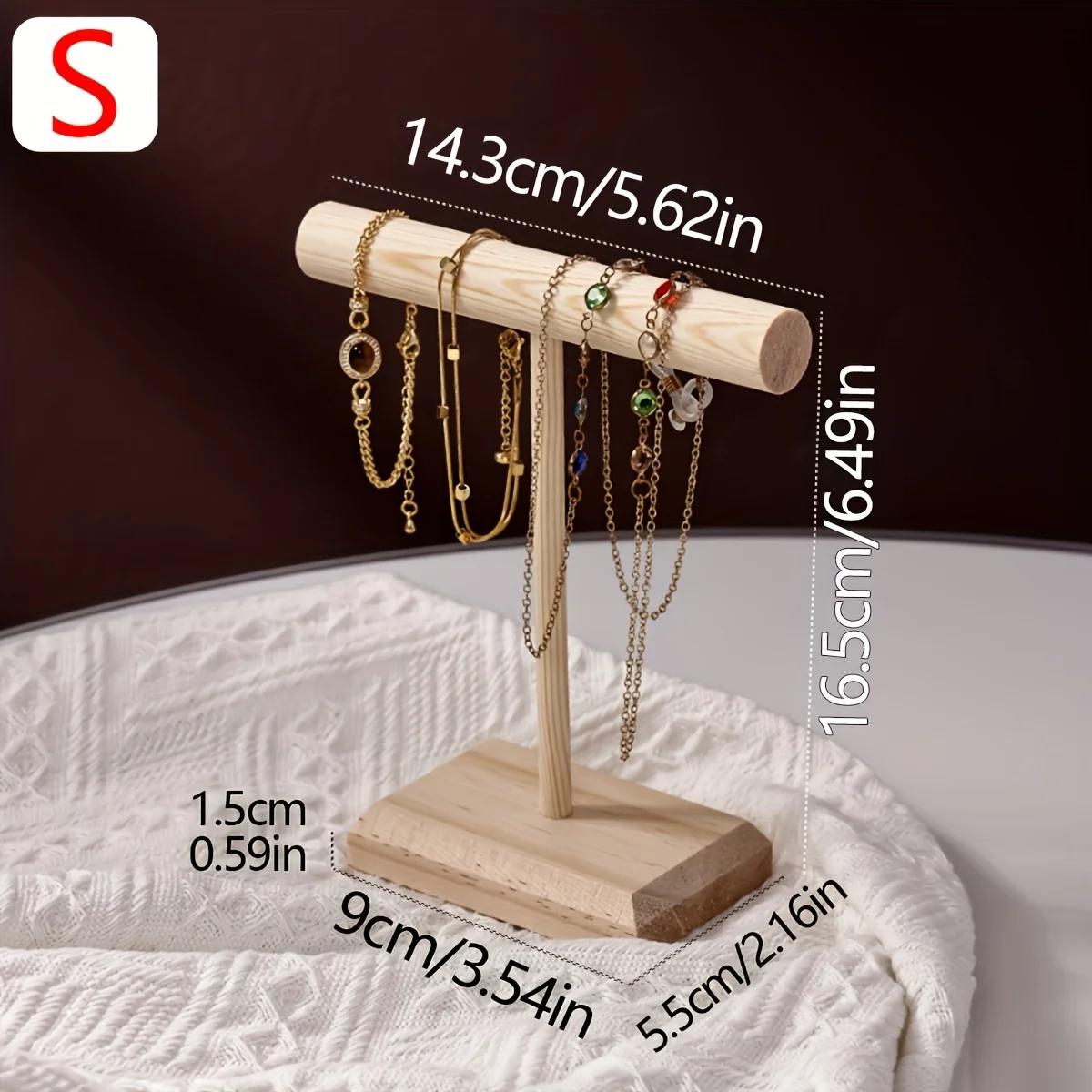 

Multipurpose Jewelry Display Stand, Wooden Accessory Organizer for Watches, Ideal for Hair Ties, Headbands, Keychains