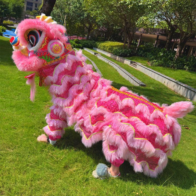 Adult Blinking Foam Lion Dance Set