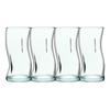 Long Drink Glass - Amorf - 4 Pieces - 440 Ml - White - Glass