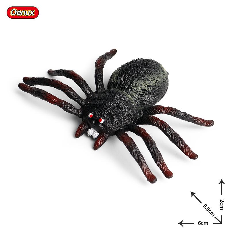 Oenux Insekten Tiere Modell Spinnennetz Skorpion Fledermaus Actionfiguren Figur Miniatur Niedlich Pädagogisch Kinder Spielzeug Halloween Geschenk