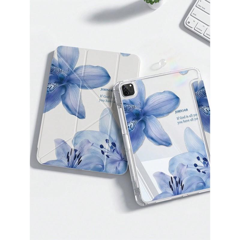 Acrylic Flip Cover Case IPad 10.2 Inch 7th 8th 9th Gen 10 11 Air 5 6 With Stand Magnetic Sleep Wake Anti-Scratch